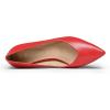 image:imageDREAM PAIRS Womens High Chunky Closed Toe Block Heels Pointed Toe Wedding Party Elegant Slip On Pumps ShoesRedPu