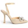 image:imageDREAM PAIRS Womens High Heels Destiny Closed Toe Strappy Heels Sexy Rhinestone Ankle Strap Pumps Wedding Bridal Party Dress Shoes DestinyGold