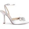 image:imageDREAM PAIRS Womens High Heels Destiny Closed Toe Strappy Heels Sexy Rhinestone Ankle Strap Pumps Wedding Bridal Party Dress Shoes DestinyWhite