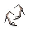 image:imageDREAM PAIRS Womens High Heels Flower Ankle Strap Stilettos Round Open Toe Dressy Sexy SandalsBlackPat