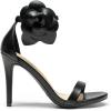 image:imageDREAM PAIRS Womens High Heels Flower Ankle Strap Stilettos Round Open Toe Dressy Sexy SandalsBlackpu
