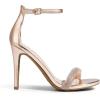 image:imageDREAM PAIRS Womens High Heels Flower Ankle Strap Stilettos Round Open Toe Dressy Sexy SandalsChampagnerhinestone