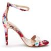 image:imageDREAM PAIRS Womens High Heels Flower Ankle Strap Stilettos Round Open Toe Dressy Sexy SandalsFloral