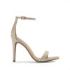 image:imageDREAM PAIRS Womens High Heels Flower Ankle Strap Stilettos Round Open Toe Dressy Sexy SandalsGoldGlitter
