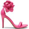 image:imageDREAM PAIRS Womens High Heels Flower Ankle Strap Stilettos Round Open Toe Dressy Sexy SandalsHot Pinkpu