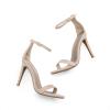 image:imageDREAM PAIRS Womens High Heels Flower Ankle Strap Stilettos Round Open Toe Dressy Sexy SandalsNude
