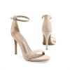 image:imageDREAM PAIRS Womens High Heels Flower Ankle Strap Stilettos Round Open Toe Dressy Sexy SandalsNude