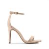 image:imageDREAM PAIRS Womens High Heels Flower Ankle Strap Stilettos Round Open Toe Dressy Sexy SandalsNudeSuede