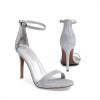 image:imageDREAM PAIRS Womens High Heels Flower Ankle Strap Stilettos Round Open Toe Dressy Sexy SandalsSilver