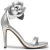 image:imageDREAM PAIRS Womens High Heels Flower Ankle Strap Stilettos Round Open Toe Dressy Sexy SandalsSilverpu