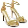 image:imageDREAM PAIRS Womens High Heels Flower Ankle Strap Stilettos Round Open Toe Dressy Sexy SandalsWhite