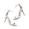 image:imageDREAM PAIRS Womens High Heels Flower Ankle Strap Stilettos Round Open Toe Dressy Sexy SandalsWhitePu