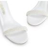 image:imageDREAM PAIRS Womens High Heels Flower Ankle Strap Stilettos Round Open Toe Dressy Sexy SandalsWhitepearl
