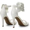 image:imageDREAM PAIRS Womens High Heels Flower Ankle Strap Stilettos Round Open Toe Dressy Sexy SandalsWhitepu