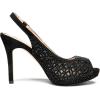 image:imageDREAM PAIRS Womens High Heels Platform Dress Rhinestones Peep Toe Pumps ShoesBlackSuede