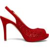 image:imageDREAM PAIRS Womens High Heels Platform Dress Rhinestones Peep Toe Pumps ShoesRedSuede