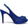 image:imageDREAM PAIRS Womens High Heels Platform Dress Rhinestones Peep Toe Pumps ShoesRoyalBlueSuede
