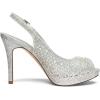 image:imageDREAM PAIRS Womens High Heels Platform Dress Rhinestones Peep Toe Pumps ShoesSilverGlitter