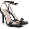 image:imageDREAM PAIRS Womens High Stilettos Open Square Toe Ankle Strap Heels Sexy Comfort Strappy Dress Shoes Wedding Bridal Pumps SandalsBlack