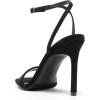 image:imageDREAM PAIRS Womens High Stilettos Open Square Toe Ankle Strap Heels Sexy Comfort Strappy Dress Shoes Wedding Bridal Pumps SandalsBlacksuede