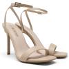 image:imageDREAM PAIRS Womens High Stilettos Open Square Toe Ankle Strap Heels Sexy Comfort Strappy Dress Shoes Wedding Bridal Pumps SandalsNude