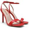 image:imageDREAM PAIRS Womens High Stilettos Open Square Toe Ankle Strap Heels Sexy Comfort Strappy Dress Shoes Wedding Bridal Pumps SandalsRed