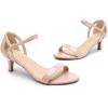 image:imageDREAM PAIRS Womens Lexii Fashion Stilettos Open Toe Pump Heel SandalsBlush Pat