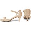 image:imageDREAM PAIRS Womens Lexii Fashion Stilettos Open Toe Pump Heel SandalsGoldGlitter