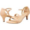 image:imageDREAM PAIRS Womens Lexii Fashion Stilettos Open Toe Pump Heel SandalsNudeNubuck