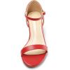 image:imageDREAM PAIRS Womens Lexii Fashion Stilettos Open Toe Pump Heel SandalsRedpu