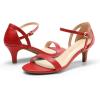 image:imageDREAM PAIRS Womens Lexii Fashion Stilettos Open Toe Pump Heel SandalsRedpu
