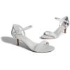 image:imageDREAM PAIRS Womens Lexii Fashion Stilettos Open Toe Pump Heel SandalsSilverGlitter