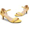 image:imageDREAM PAIRS Womens Lexii Fashion Stilettos Open Toe Pump Heel SandalsYellowPu