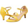 image:imageDREAM PAIRS Womens Lexii Fashion Stilettos Open Toe Pump Heel SandalsYellowPu