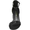 image:imageDREAM PAIRS Womens LowChunk Low Heel Pump SandalBlackRhinestone