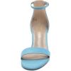 image:imageDREAM PAIRS Womens LowChunk Low Heel Pump SandalBlueSuede