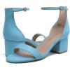 image:imageDREAM PAIRS Womens LowChunk Low Heel Pump SandalBlueSuede