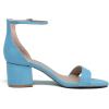 image:imageDREAM PAIRS Womens LowChunk Low Heel Pump SandalBlueSuede