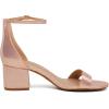 image:imageDREAM PAIRS Womens LowChunk Low Heel Pump SandalChampagnePearl