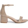image:imageDREAM PAIRS Womens LowChunk Low Heel Pump SandalGoldGlitter