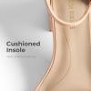 image:imageDREAM PAIRS Womens LowChunk Low Heel Pump SandalLight Nudepu
