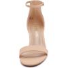 image:imageDREAM PAIRS Womens LowChunk Low Heel Pump SandalNude