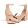 image:imageDREAM PAIRS Womens LowChunk Low Heel Pump SandalNude