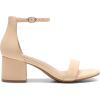 image:imageDREAM PAIRS Womens LowChunk Low Heel Pump SandalNudeNubuck
