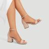 image:imageDREAM PAIRS Womens LowChunk Low Heel Pump SandalNudesuede