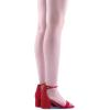 image:imageDREAM PAIRS Womens LowChunk Low Heel Pump SandalRedSuede