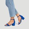 image:imageDREAM PAIRS Womens LowChunk Low Heel Pump SandalRoyalBlue