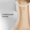 image:imageDREAM PAIRS Womens LowChunk Low Heel Pump SandalWhitePu
