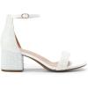 image:imageDREAM PAIRS Womens LowChunk Low Heel Pump SandalWhitepearl