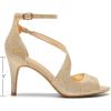 image:imageDREAM PAIRS Womens NILE Fashion Stilettos Open Toe Pump Heel SandalsGold Glitter